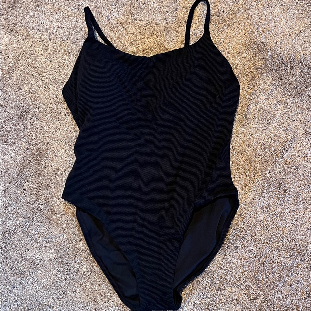 Athleta black swimsuit size M